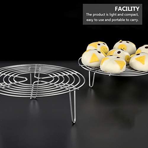 Hemoton-Rejilla-para-Vaporizador-de-Acero-Inoxidable-Rejilla-de-Enfriamiento-Redonda-Rejilla-para-Trivet-Soporte-para-Cesta-de-Vapor-para-Cocinar-Al-Vapor-20X7cm Hemoton-Rejilla-para-Vaporizador-de-Acero-Inoxidable-Rejilla-de-Enfriamiento-Redonda-Rejilla-para-Trivet-Soporte-para-Cesta-de-Vapor-para-Cocinar-Al-Vapor-20X7cm