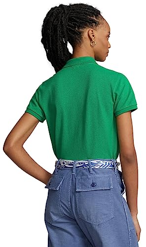 Image of Polo Ralph Lauren Women's Classic Fit Mesh Polo Shirt, BillardGreen, X-Small