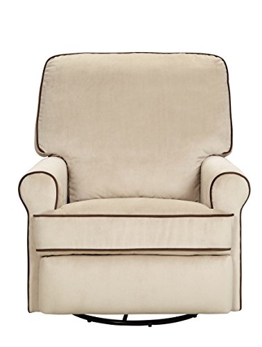 Pulaski Birch Hill Swivel Glider Recliner, Doe with Coffee Piping - Thumbnail 2