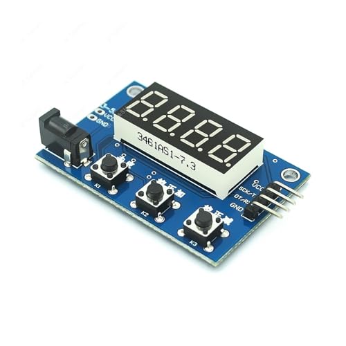 Load Cell, HX711 Load Cell AD Weight Pressure Sensor AD Module with Display 24-bit Weighing Instrument Electronic Scale,for Measure Force, Pressure