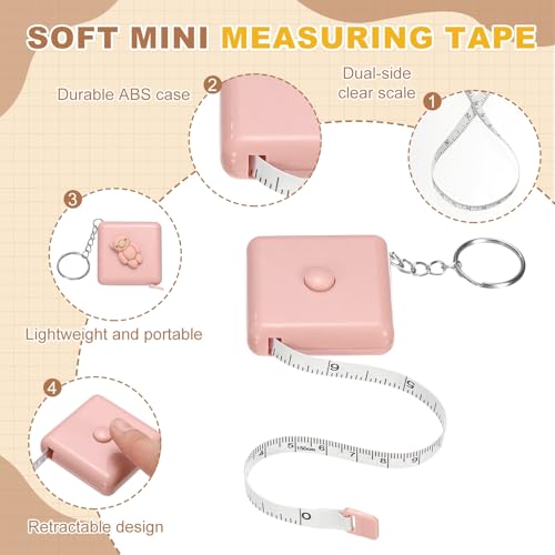 6 Cintas Métricas Suaves Retráctiles 60 Pulgadas Pack miniatura 3