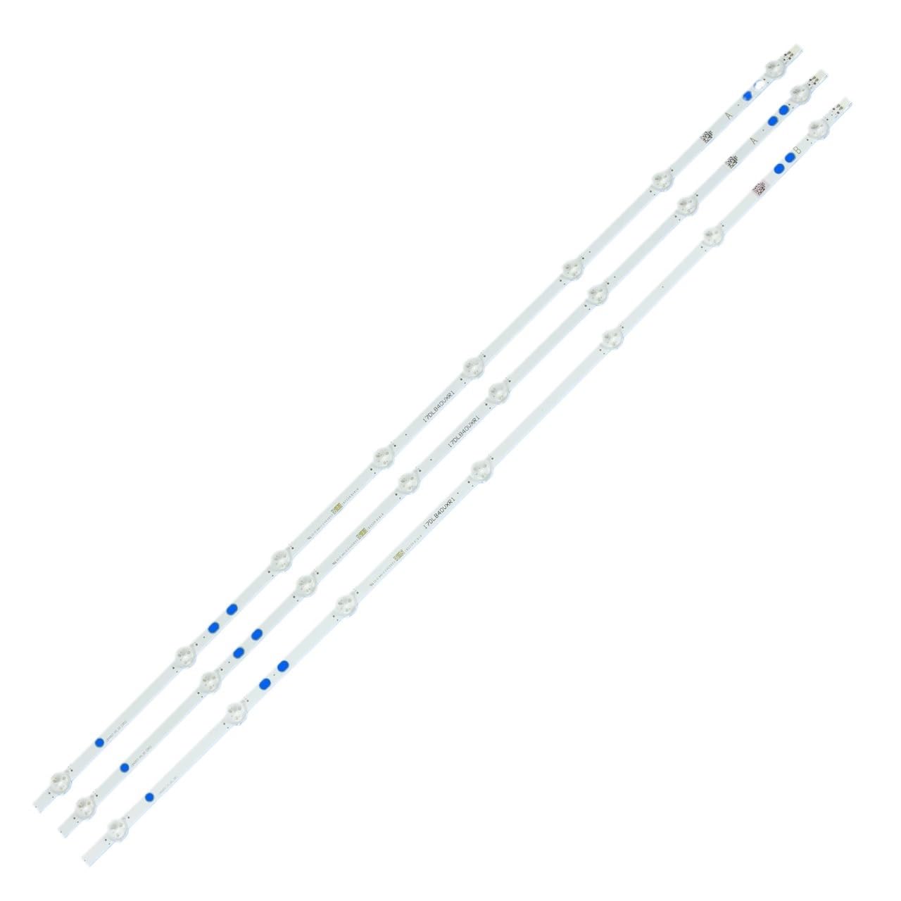 1/5/10 Kit Led-hintergrundbeleuchtung Streifen Fit for LED4015DFHDB TK40BC01B TD40DLED16 TK40ITM16CE 40AO7USB F40T12C D40F287M3 D40F286J4CW(3 pcs for 1 TV)