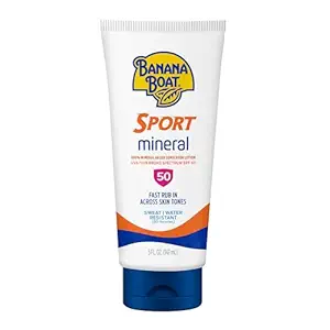 Banana Boat Sport Mineral Sunscreen SPF 50 Lotion, 5 Fl Oz