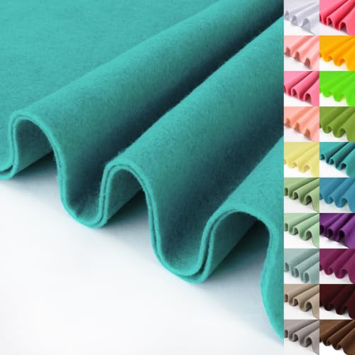 Image of Jade Green Large Felt Fabric 36 inch X 36 inch1.4 mm 1 Square Yard