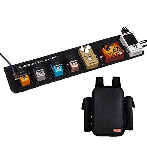 JOYO Pedal Carpet Travel Pedal Board Small Mini Pedalboard Super Light (Pedal Carpet with Bag)