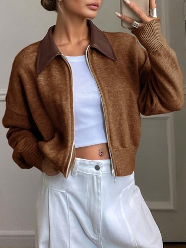 Image of Saodimallsu Womens Long Cardigan Sweaters Chunky Open Front Oversized Slouchy Knit Fall Trendy Coatigan Jackets
