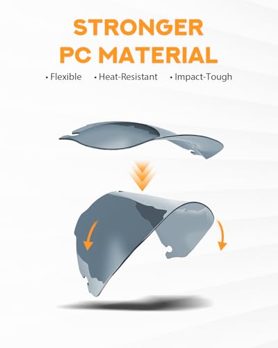 Image of PBYMT 5 inch Windshield Windscreen Compatible for 96-13 Harley Davidson Touring Street Glide Electra Glide FLHT FLHTCU Ultra Classic Glide FLHX FLHTK Tri Glide 1996-2013, Tint