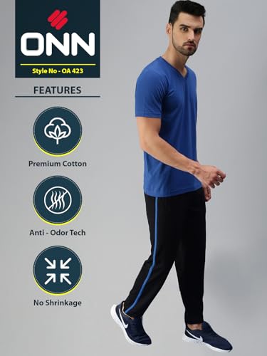 Image of ONN Men's Regular Fit Half Sleeve V Neck T-Shirt