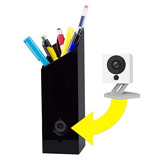 Pencil CASE for Wyze Cam! Make Your Wyze Cam More Discreet and Beautiful with This Camera Housing That Doubles as a Pencil Holder (Fits Wyze Cam and Wyze Cam v2, Does NOT Fit Wyze Cam Pan)