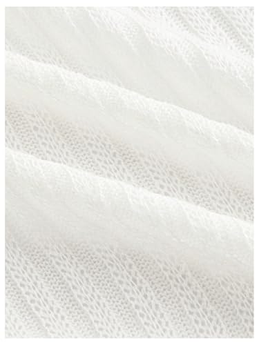 Floerns Women's Open Front Long Cardigan Bell Sleeve Ribbed Knit Sweater with Pockets4