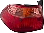 HEADLIGHTSDEPOT Tail Light Compatible with Honda Accord 1998-2000 4 Door Sedan Includes Left Driver Side Tail Light