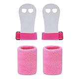 Safly Fun Gymnastics Grips for Gymnastics Bars for Youth Kids Hand Grips for Girls Palm Protection and Wrist Support Sports,Pink,S