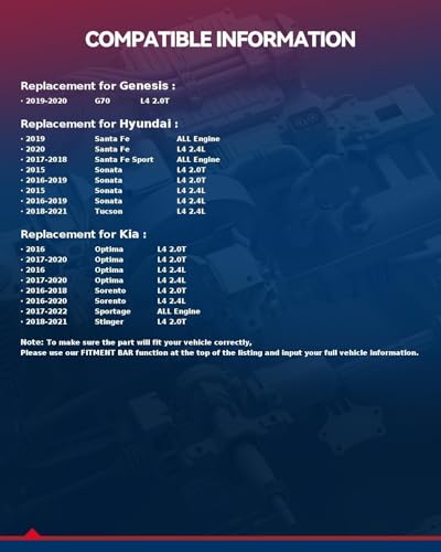 Image of KAX VS50892 Valve Cover Gasket Set for Hyundai Sonata 2015-2019, Kia Sportage 2017-2022, Optima 2016-2020, Sorento 2016-2020, Santa Fe Sport 2017-2018, Tucson 2018-2021, Santa Fe 2019-2020, 2.0 2.4L