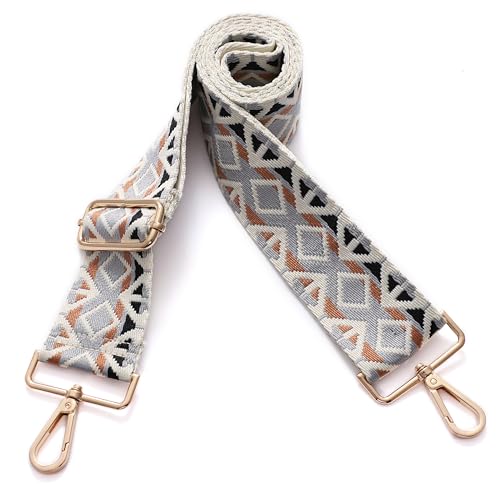 Image of Canvas Crossbody Strap for Handbags - Wide Adjustable Shoulder Strap Replacement