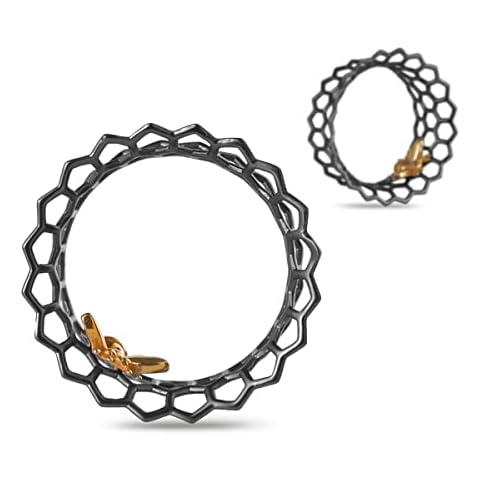 ERKUOO Hollow Pattern Ear Gauges Set Cover