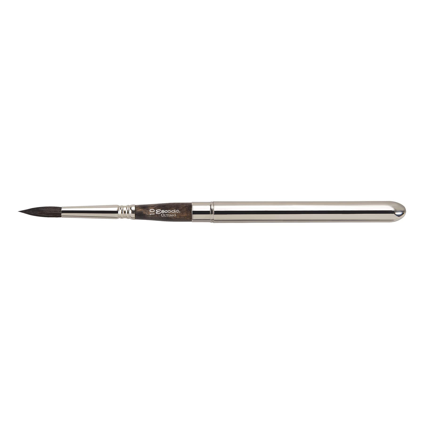 Escoda Travel Round Ultimo Series 1526 Synthetic Squirrel For Watercolor Brush, Travel Brush, Round Size 10