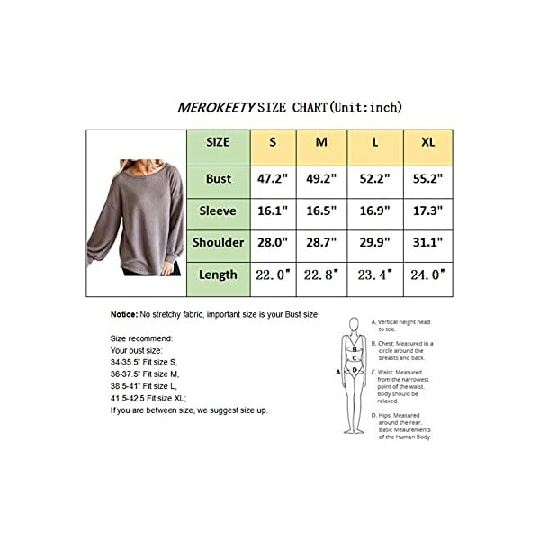 MEROKEETY-Womens-Long-Balloon-Sleeve-Waffle-Knit-Tops-Crew-Neck-Oversized-Sweater-Pullover MEROKEETY Women's 2023 Fall Long Balloon Sleeve Waffle Knit Tops Crew Neck Oversized Sweater Pullover, Brown, S