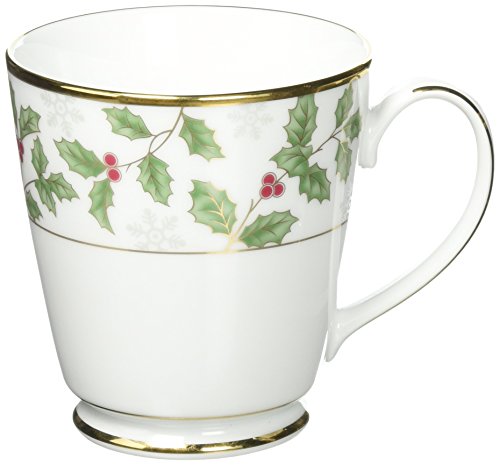 Noritake Holly and Berry Gold Mug
