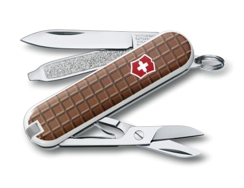 Image of Victorinox Swiss Army Knife - Swiss Classic -7 Functions, Multi-utility Tool with a Pair of Scissors - Yellow, 58 mm