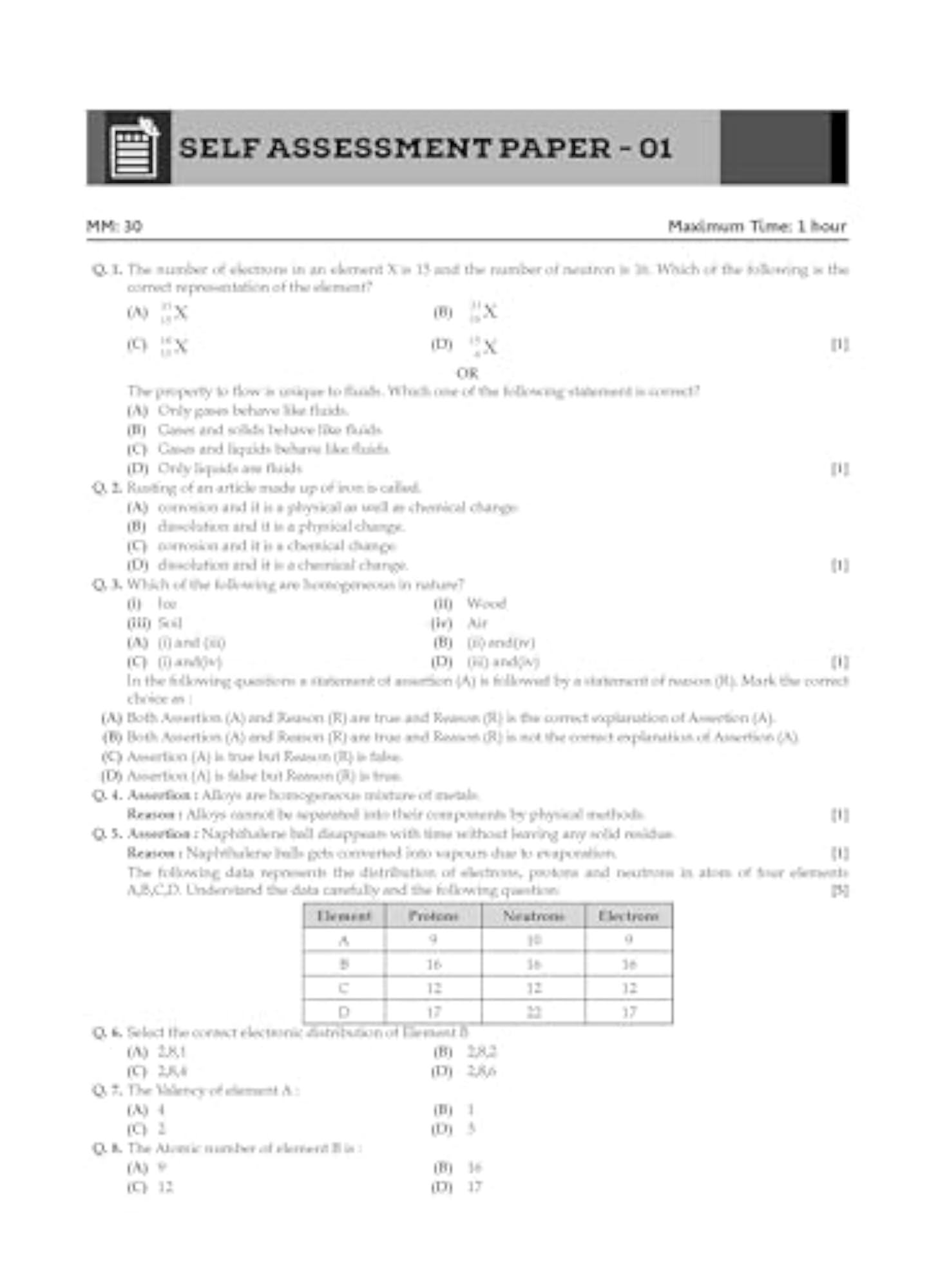 Oswaal CBSE Bank Class 9 Science Guide for 2026 Exam