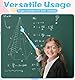 4 Stück Zeigefinger Stab, Finger Pointer Ausziehbar 70 CM, Edelstahl Zeigestab für Lehrer & Kinder, Multifunktional für Klassenzimmer, Präsentationen & Lesen