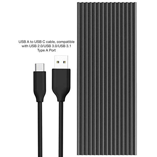 Caja Externa USB 3.1 para SSD M.2 NVMe 10Gbps miniatura 7