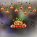 HighMount Halloween zucche decalcomanie 37 pezzi Jack-O-Lantern adesivi per finestre, porte di vetro, frigoriferi, pareti, specchi, decorazioni per feste di ringraziamento, decorazioni fai da te