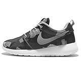 Nike Womens Wmns Roshe One JCRD Print, DARK GREY/BLACK-PURE PLATINUM-WOLF GREY, 6.5 US