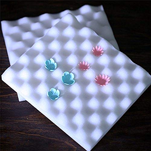 Aokshen Tapis en Mousse de Séchage pour Pâte à Sucre en Forme de Fleur