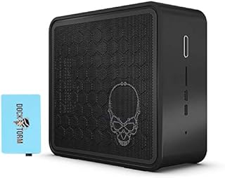 Intel NUC 9 NUC9i7QNX Gaming & Entertainment Mini Desktop Black (Intel i7-9750H 6-Core, 16GB RAM, 1TB PCIe SSD, Intel UHD 630, WiFi, Bluetooth, 1xHDMI, Win 11 Pro) with Hub