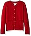 Amazon Essentials Girls Uniform Cardigan Sweater, Rouge Scooter, 2T