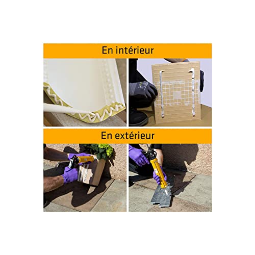 Lot de 12 mastics colles SIKA Sikaflex 143 Rapide - Blanc - 290ml