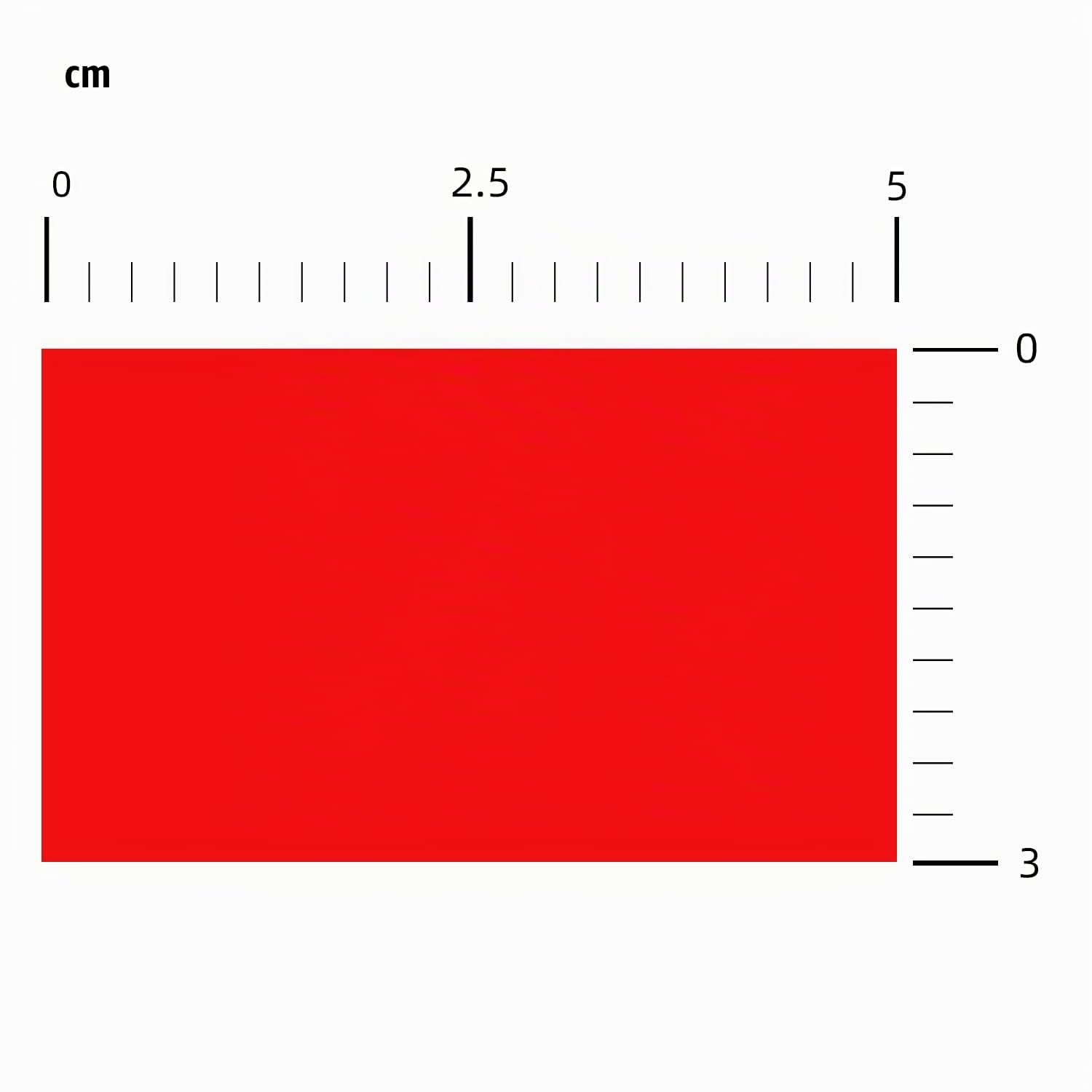 200 Stück Aufkleber Rot Selbstklebend Etiketten Umzug 12,7 × 7,6 cm Rechteckig Sticker Rolle Ablösbar Rot