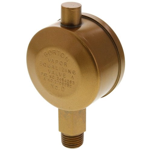 Gorton No. D 1/4 in Straight Brass Globe Valve