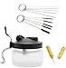Abest 4 Set Airbrush-Reinigungsset, mit Reinigungsbürsten, Nadel, Reinigungsbehälter
