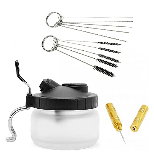 ABESTAIR Set de limpieza para pistola de aerógrafo (4 piezas)