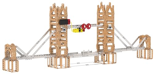 Image of MECHANIX Mega Series Tower Bridge - 2129 Piece Motorised London Bridge Building Kit | STEM /STEAM Toy for Adults, Kids 8+, Families & Seniors | Made in India | Tools & Manual Included