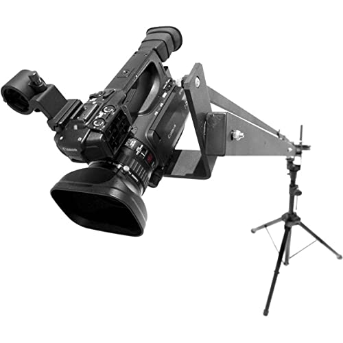 Image of ProAm USA Orion DVC200 DSLR Video Camera Crane - Aircraft Aluminum Camera Jib - 8 ft Extendable Filmmaking Boom with L-Shaped Side Camera Mounting Bracket