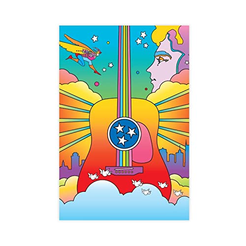 GHXC Peter Max Works of Art-Paintings 2 Canvas Poster Wall Art Decor Print Picture Paintings for Living Room Bedroom Decoration DONGDA Poster Unframe:12x18inch(30x45cm)