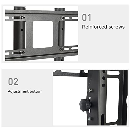 Soporte móvil para TV de piso para televisores 32-80 pulgadas miniatura 5