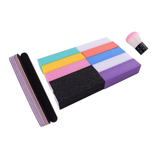 BIUDECO 1 セット マニキュアツール研磨セット 爪磨きブロック 爪緩衝ブロック ネイルファイル nail polish remover nail file 多機能爪やすり ネイルアート用品