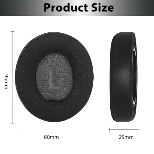 Adhiper Mesh Replacement Ear Pads for Raycon The Everyday Headphones con tela mesh transpirable y espuma de memoria de alta densidad miniatura 4