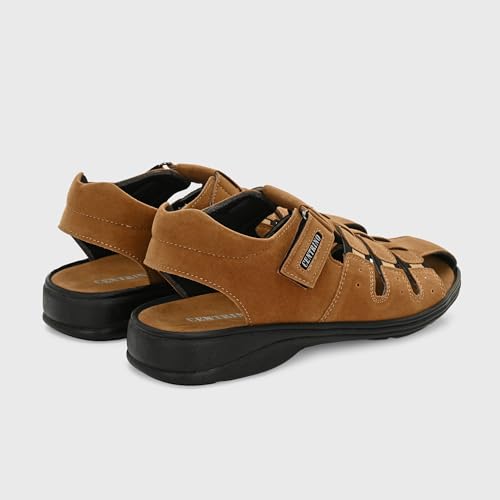 Image of Centrino Sandal for Men | Grip Insole for Stability | Modern Look with Straps | Comfortable Casual look sandal for Men's (9267)