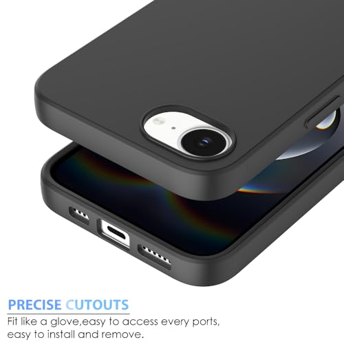 Puxicu Case for iPhone 17E, Slim Design Matte Soft TPU Protective Cover for iPhone 16E 6.1 inch, Black by Puxicu - Used condition - Image 4