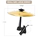 WGSWX Car Cymbal Air Vent - Clip-On Mini Car Symbol Drum for Music Lovers & Drummers, Car Crash Cymbal for All Types Of Vehicles, Easy Installation and Rugged (Gold)