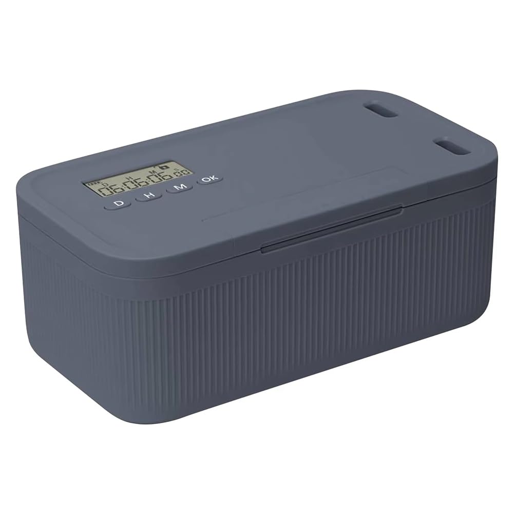 Hndhbfgrt Electronic Time Lock Box Self-Discipline Phone Lock Box for Phones Video Games Social Media Snacks