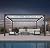 PURPLE LEAF 11' x 15' Adjustable Louvered Pergola with String Lights Aluminum Outdoor Pergola with Drainage System White Sun Shade Roof Hardtop Gazebo Metal Patio for Deck Backyard Garden