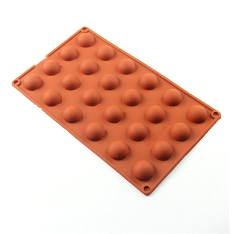 24 Cavity Stereo Round Silicone Cake Mould Mini Half Sphere Baking Molds Cupcake Mold for Dessert Pudding Kitchen