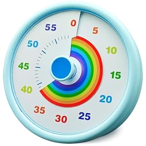 Rainbow Visual Timer for Kids, 60 M...