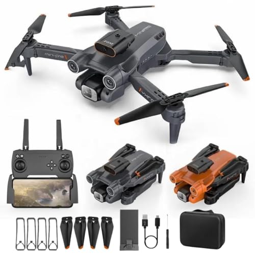Image of Drone with 4k Camera Foldable 1080P HD Drone with FPV Live Video, Smart Gestures Selfie, Altitude Hold, One Key Take Off /Landing, 3D Flips for Kids and Adults.